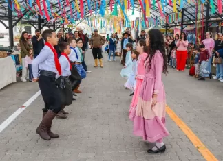 Praia Grande celebra cultura popular no Arraial da Economia Solidária