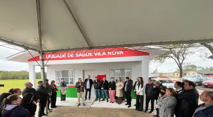 Santa Rosa do Sul: Vila Nova ganha posto de saúde totalmente reformulado