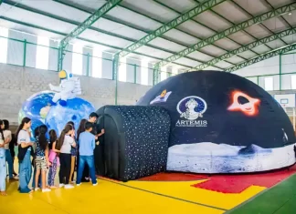 Escola Municipal de Sombrio promove semana voltada à ciência, ao conhecimento e à descoberta do universo.