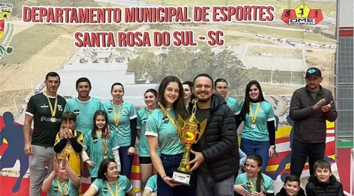 LarDaVida e Dinossauros são os campeões do Municipal de Vôlei de Santa Rosa do Sul