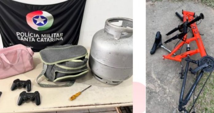 Polícia recupera objetos furtados e prende suspeito em Araranguá