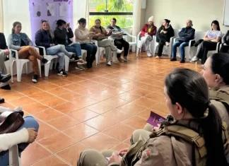 Sombrio encerra Agosto Lilás com palestra sobre os traumas da violência doméstica