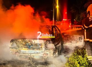 Carro é furtado por “Amigo” incendiado em São João do Sul