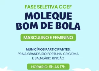 Praia Grande sedia fase seletiva do Moleque Bom de Bola