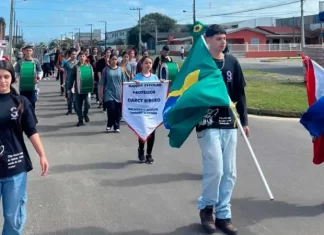 Desfile Cívico de Balneário Gaivota contará com 43 escolas e entidades