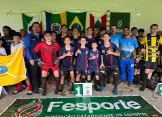 Praia Grande conquista títulos no Campeonato Catarinense Escolar de Futebol