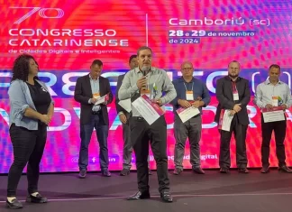 Pelo segundo ano consecutivo, Santa Rosa do Sul recebe prêmio Prefeito Inovador
