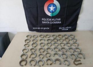 Homem é preso em Sombrio após furtar peças de cemitério em Santa Rosa do Sul