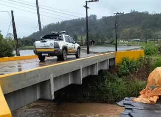 Defesa Civil Secretaria de Obras realizam vistorias preventivas após forte chuva em Sombrio