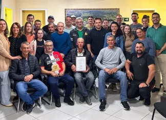 São João do Sul faz homenagem à família de Manoel Bauer, que dará nome ao novo Complexo Esportivo em Forquilhinha