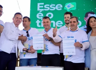 Prefeitos Kekinha e Almides trocam PSDB pelo Republicanos em grande evento no Vale do Araranguá