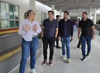 Vereadores de Sombrio visitam Escola e CEI para conferir ações pedidas pelo MP