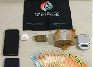Polícia Militar apreende drogas em Balneário Arroio do Silva