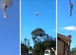 Polícia Civil descarta falha humana em acidente com balão em Praia Grande