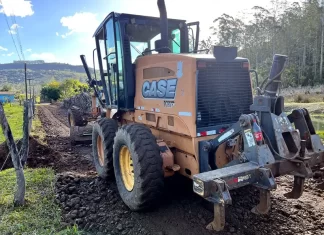 Prefeitura prevê recuperação de estradas e acessos de propriedades rurais com seixo peneirado