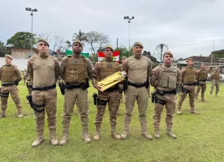 Policiais do 19º BPM concluem curso de operações policiais com cães