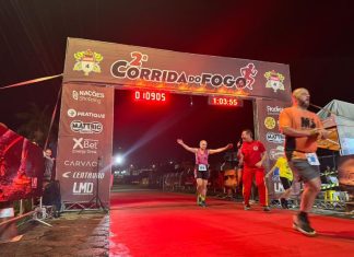 Sucesso de público marca a 2ª Corrida do Fogo do Corpo de Bombeiros em Criciúma