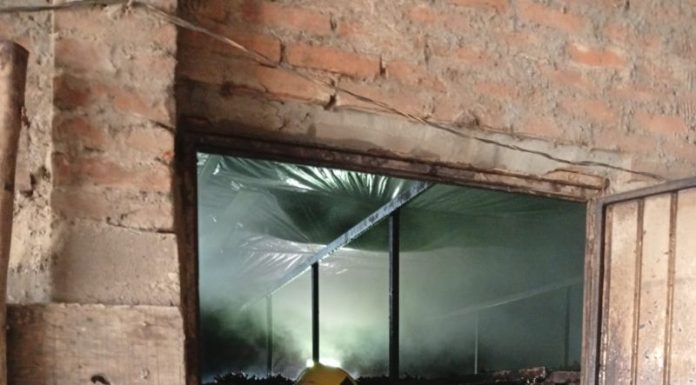 Incêndio atinge estufa de fumo em São João do Sul