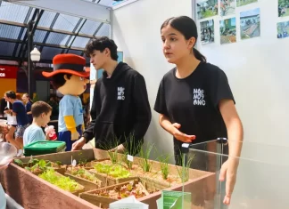 Alunos de Praia Grande apresentaram projetos na 1ª Feira de Ciências e Tecnologias