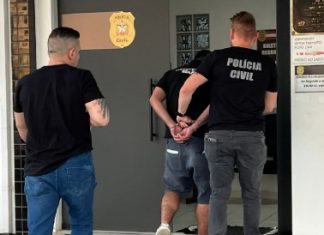 Polícia Civil de Sombrio prende suspeito de roubo em loja de celulares