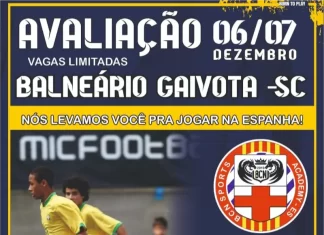 Balneário Gaivota fecha parceria clube BCN Academy de Barcelona/Espanha