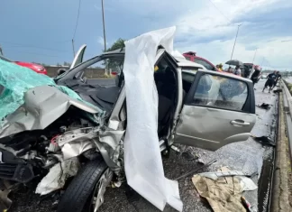 Morre no hospital, segunda vítima do grave acidente registrado há três dias em Santa Rosa do Sul; motorista causador do acidente morreu no local