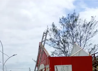 Balneário Gaivota: Prefeitura inicia decoração do Natal Dunas Encantadas
