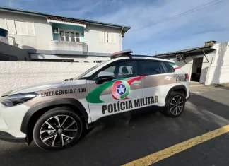 Violência doméstica mobiliza PM no bairro Coloninha, em Araranguá