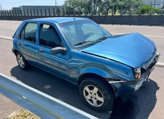 Batida na BR-101 em Sombrio assusta motoristas, mas ninguém fica ferido
