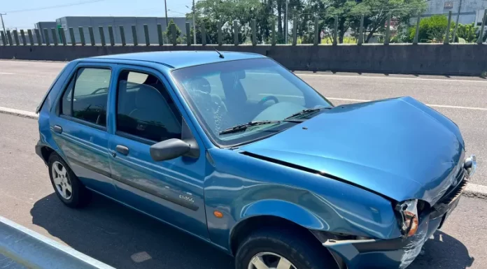 Batida na BR-101 em Sombrio assusta motoristas, mas ninguém fica ferido