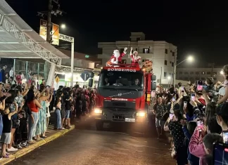 Papai Noel chega neste sábado em Balneário Arroio do Silva