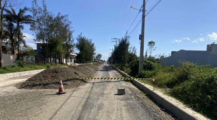 Balneário Gaivota: Obras seguem em ritmo acelerado neste final de ano