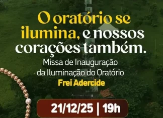 CEPRAG convida para Inauguração da Iluminação do Oratório Frei Adercide