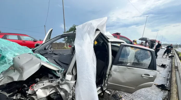 Grave acidente na BR 101 em Santa Rosa do Sul deixa uma vítima fatal