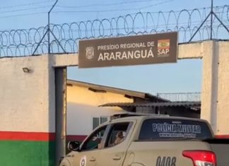 Homem é preso durante atendimento no Fórum de Sombrio