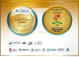Prefeitura de Santa Rosa do Sul é Selo Ouro de Transparência Pública