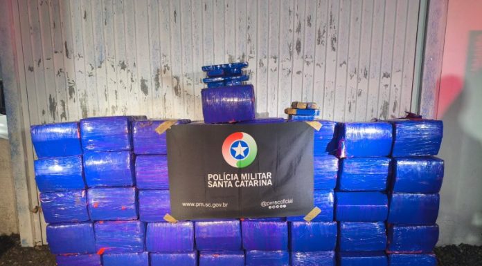 Polícia Militar apreende 842 quilos de maconha em Araranguá