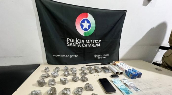 Tráfico de drogas por tele-entrega é flagrado em Araranguá