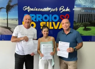 Balneário Arroio do Silva: Ordem de Serviço entregue para início de melhorias na rua Júlio de Castilhos