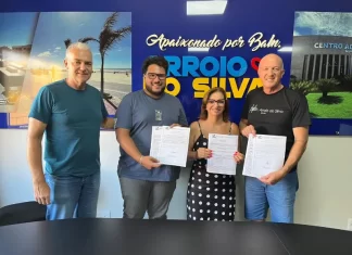 Ordem de serviço entregue: mais ruas serão pavimentadas em Balneário Arroio do Silva