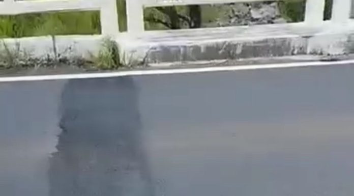 Erosão na ponte do Rio Canoa acende alerta para motoristas