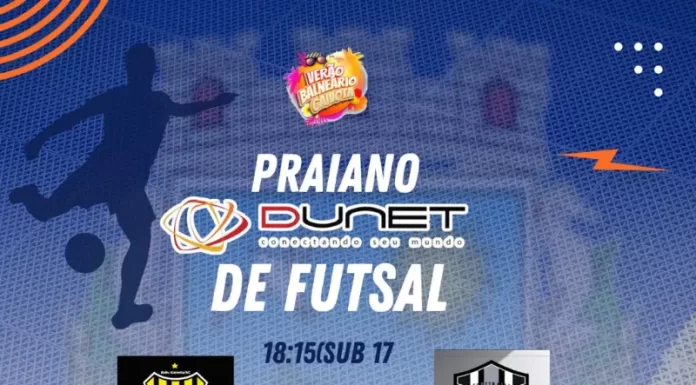 Rodada Dunet de Futsal agita Balneário Gaivota