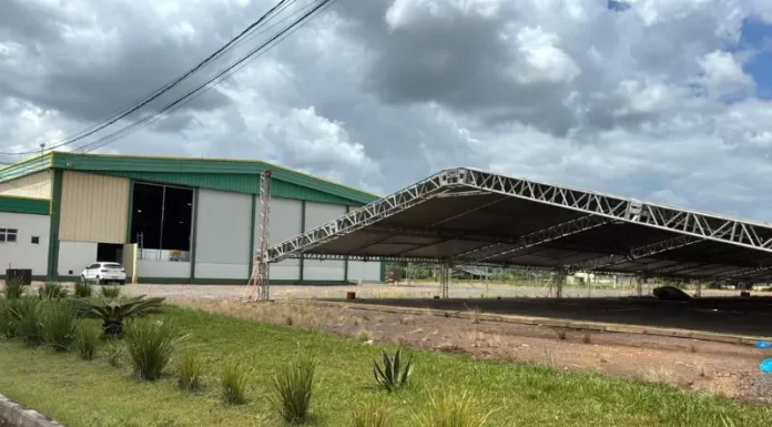 Estruturas ganham forma nos preparativos do Campo Agroacelerador da Cooperja