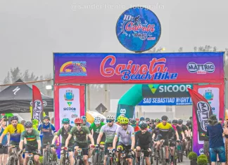 Balneário Gaivota recebe a 11ª edição do Gaivota Beach Bike