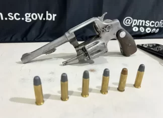 Motociclista é detido com revólver de numeração suprimida às margens da BR-101 em Passo de Torres