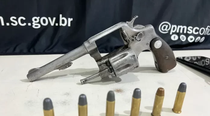 Motociclista é detido com revólver de numeração suprimida às margens da BR-101 em Passo de Torres