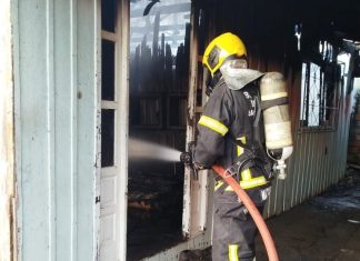 INCÊNDIO DESTRÓI RESIDÊNCIA EM TURVO