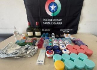 Homem é preso em flagrante por furto em supermercado de Sombrio