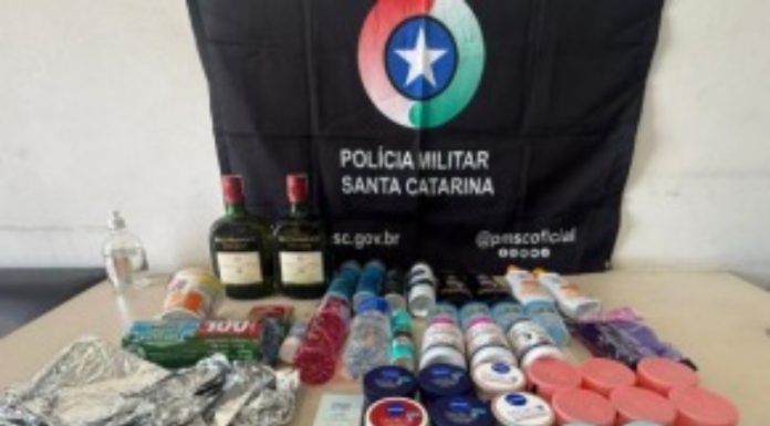 Homem é preso em flagrante por furto em supermercado de Sombrio
