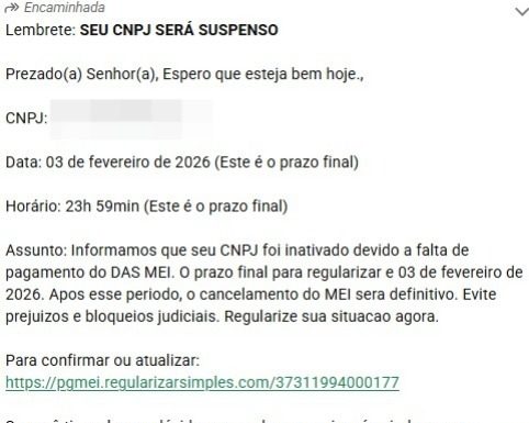 Prefeitura de Araranguá alerta sobre golpe!